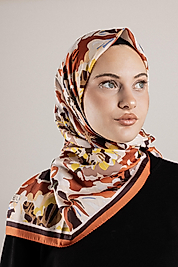 DESENLİ FRANSIZ İPEĞİ EŞARP DESEN-4