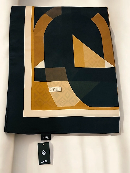 Desenli Alfa Silk Şal Pastel Desen