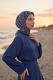 Dijital Soft Leopar Desen Eşarp