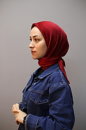 Düz Piliseli Günlük Eşarp