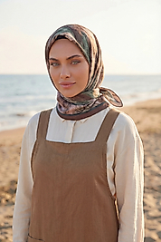 Dijital Soft Fırça Desen Eşarp