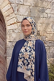 ALFA SİLK ŞAL PASTEL ÇİÇEK DESEN-2