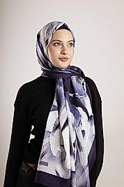 FLOOR İPEK ŞAL İTALYAN DİKİŞİ DESEN-3