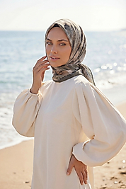 Dijital Soft Fırça Desen Eşarp