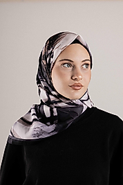 DESENLİ FRANSIZ İPEĞİ EŞARP DESEN-2