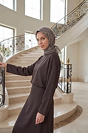 Dijital Soft Noktasal Desen Eşarp