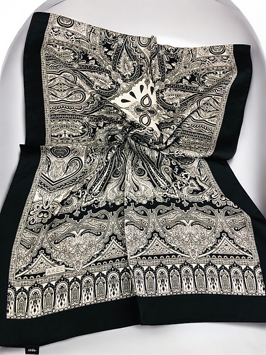 Desenli Alfa Silk Şal Pastel Desen