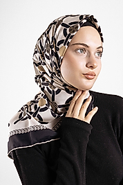 Desenli Alfa Silk Eşarp