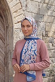 ALFA SİLK ŞAL PASTEL ÇİÇEK DESEN-2