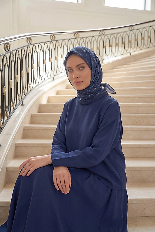 Dijital Soft Noktasal Desen Eşarp