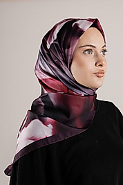 DESENLİ FRANSIZ İPEĞİ EŞARP DESEN-1