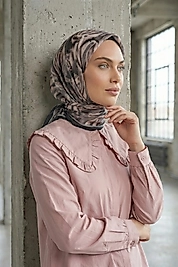 Dijital Soft Eşarp Fırça Desen2