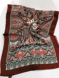 Desenli Alfa Silk Şal Pastel Desen