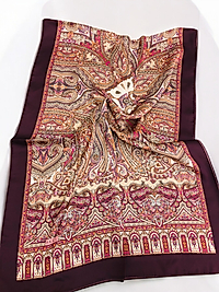 Desenli Alfa Silk Şal Pastel Desen