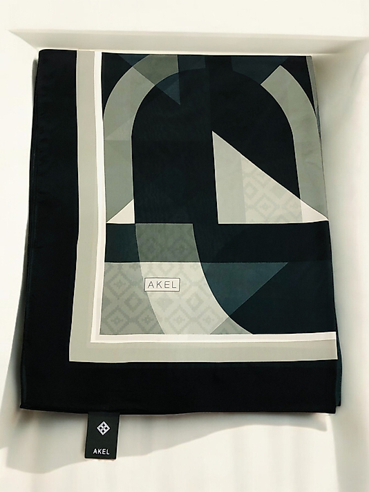 Desenli Alfa Silk Şal Pastel Desen