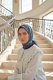 Dijital Soft Noktasal Desen Eşarp