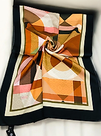 Desenli Alfa Silk Şal Pastel Desen