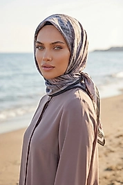 Dijital Soft Fırça Desen Eşarp