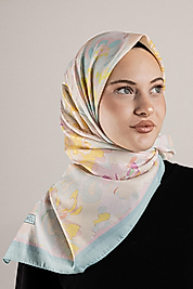 DESENLİ FRANSIZ İPEĞİ EŞARP DESEN-4