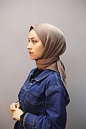 Düz Piliseli Günlük Eşarp