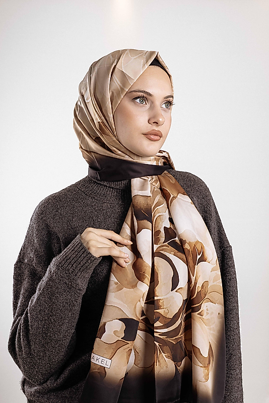 ALFA SİLK ŞAL ÇİÇEK DESEN-1