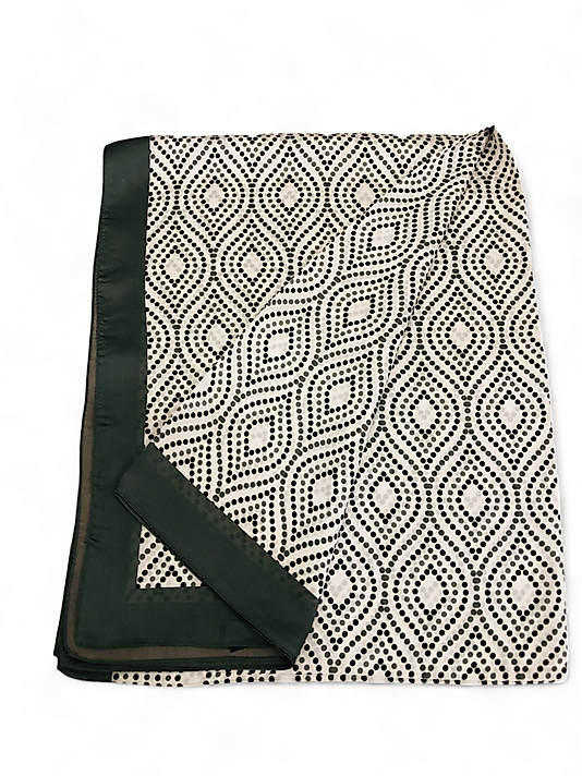 Desenli Alfa Silk Şal Ebat 75 x 185