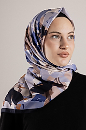 DESENLİ FRANSIZ İPEĞİ EŞARP DESEN-3