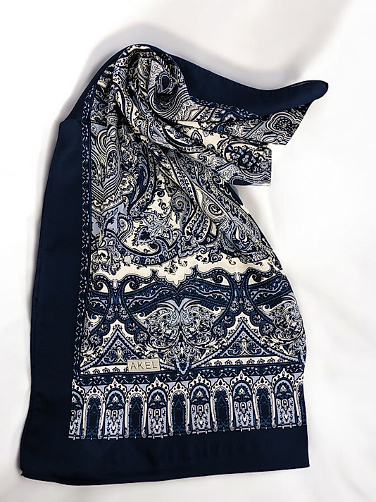 Desenli Alfa Silk Şal Pastel Desen