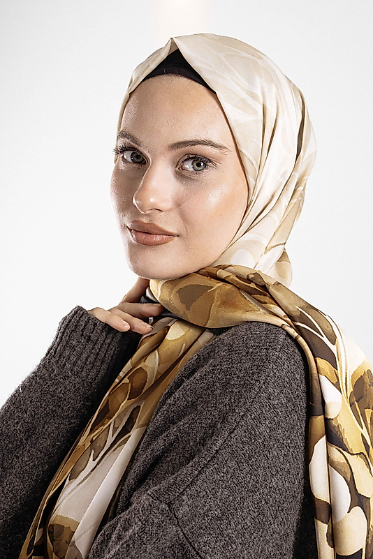 ALFA SİLK ŞAL ÇİÇEK DESEN-1