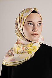 DESENLİ FRANSIZ İPEĞİ EŞARP DESEN-4