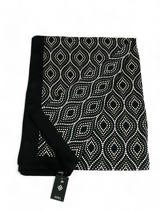 Desenli Alfa Silk Şal Ebat 75 x 185