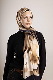 FLOOR İPEK ŞAL İTALYAN DİKİŞİ DESEN-3