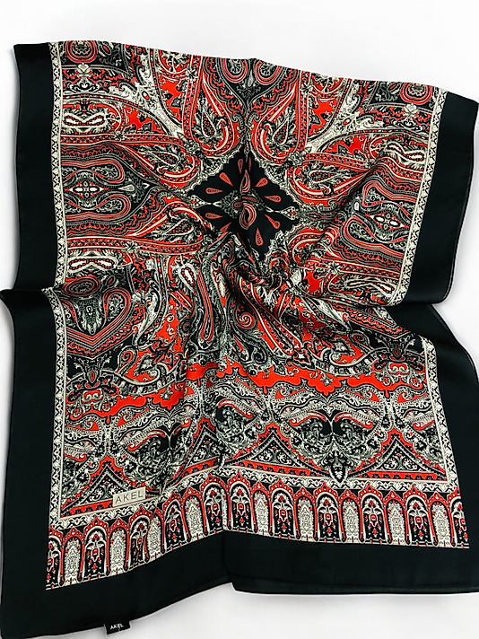 Desenli Alfa Silk Şal Pastel Desen