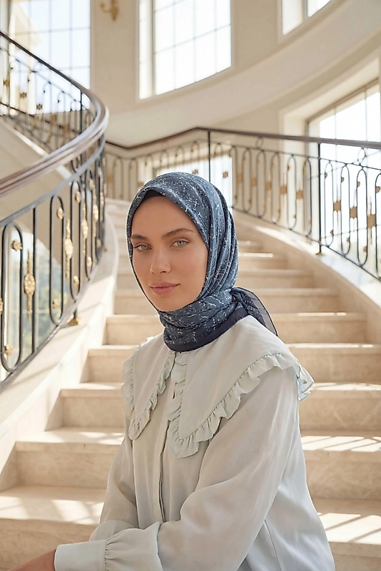 Dijital Soft Noktasal Desen Eşarp