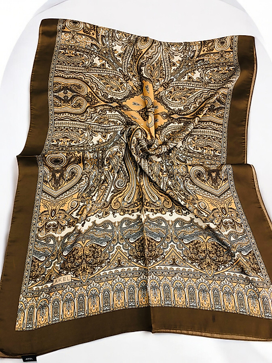 Desenli Alfa Silk Şal Pastel Desen