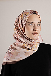 DESENLİ FRANSIZ İPEĞİ EŞARP DESEN-4