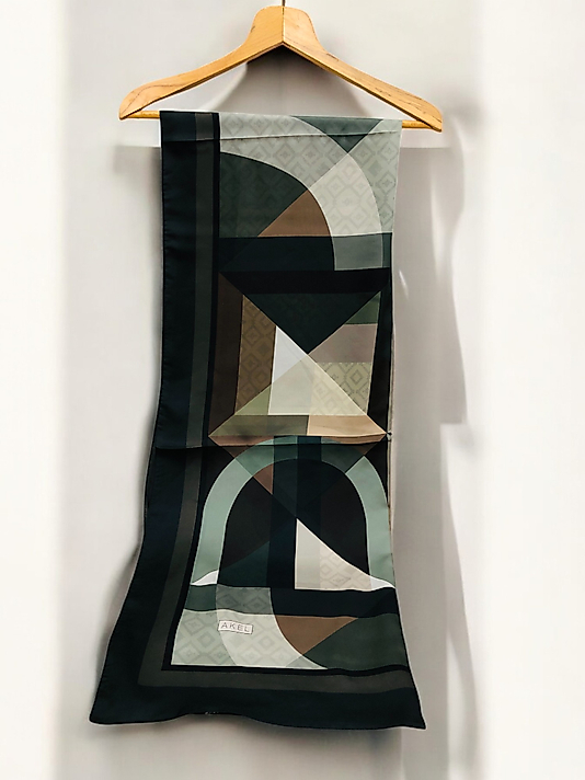 Desenli Alfa Silk Şal Pastel Desen