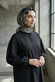 Dijital Soft Eşarp Fırça Desen2