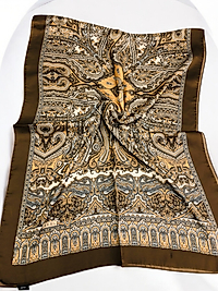 Desenli Alfa Silk Şal Pastel Desen