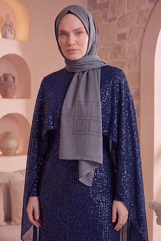 Asetat Şal Akel Desen