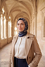 Varaklı İpeksi Saten Eşarp