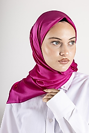 Düz Kristal Kumaş Eşarp - Kaymaz, Şık, Tok Duran | Günlük & Abiye Uyumlu