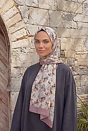 ALFA SİLK ŞAL PASTEL ÇİÇEK DESEN-2