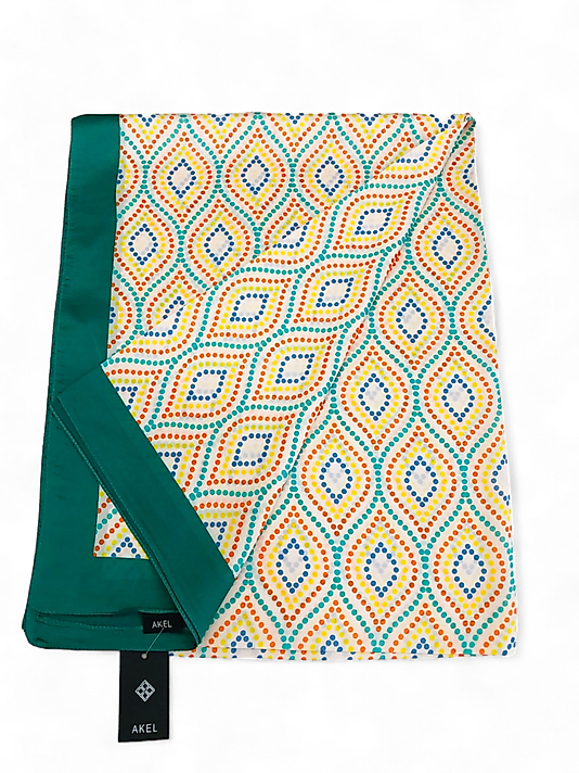 Desenli Alfa Silk Şal Ebat 75 x 185