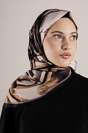 DESENLİ FRANSIZ İPEĞİ EŞARP DESEN-2