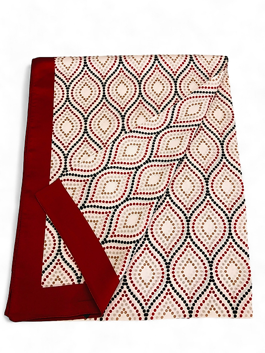 Desenli Alfa Silk Şal Ebat 75 x 185