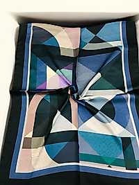 Desenli Alfa Silk Şal Pastel Desen