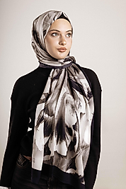 FLOOR İPEK ŞAL İTALYAN DİKİŞİ DESEN-3