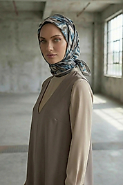 Dijital Soft Eşarp Fırça Desen2