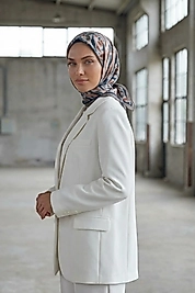 Dijital Soft Eşarp Fırça Desen2